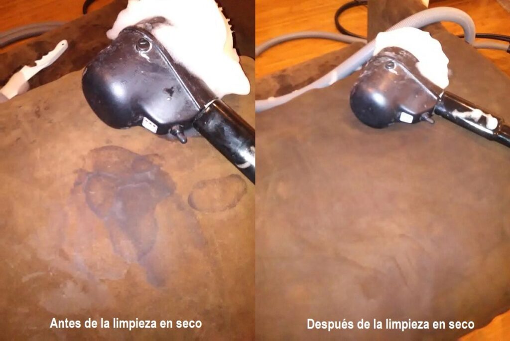limpieza profesional de sofás de cuero en Madrid