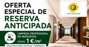Oferta de limpieza de moquetas