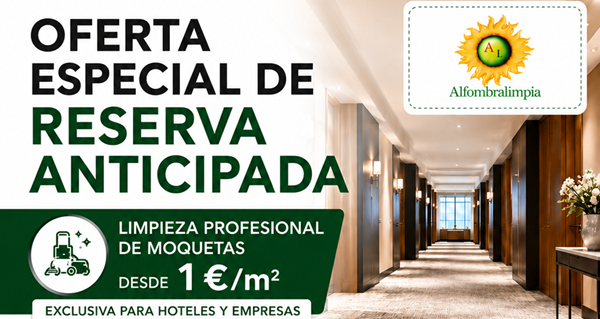Oferta de limpieza de moquetas